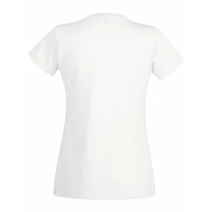 FOTL Lady-Fit Valueweight T-paita - Valkoinen