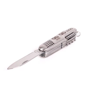 Teräksinen 13-toiminen taskuveitsi - Hopea