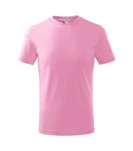 Lasten T-paita Basic - Vaaleanpunainen - Vaaleanpunainen