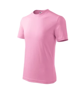 Lasten T-paita Basic - Vaaleanpunainen - Vaaleanpunainen