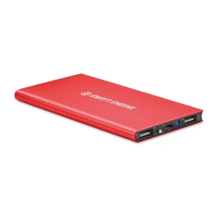 Virtapankki 8000mAh - POWERFLAT8 - Punainen