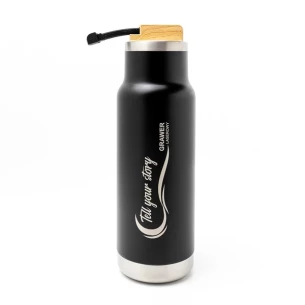 Horten 530 ml lämpöpullo - Musta