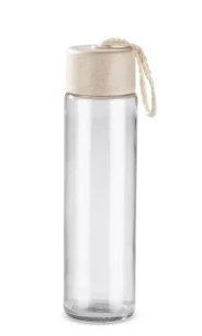SKINNY lasipullo 350 ml - Luonnollinen