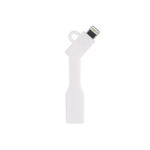 SYNC-avaimenperä iPhone 5/6 - Valkoinen