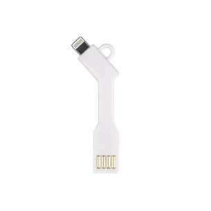 SYNC-avaimenperä iPhone 5/6 - Valkoinen