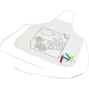 Keittiöesiliina väritykseen + tussit - Valkoinen