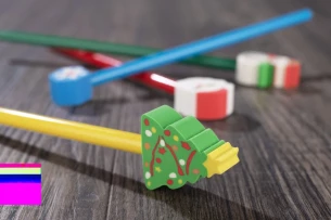 CHRISTMAS-lyijykynä, jossa on pyyhekumi – Joulukuusi