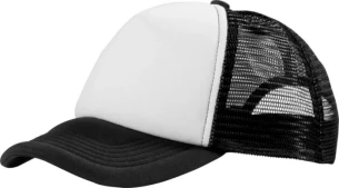 Trucker-lippis - Musta/valkoinen