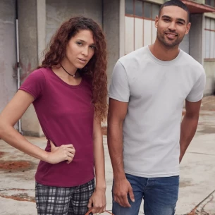 Ringspun Premium T-paita - Tumman laivastonsininen