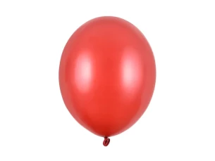 Metalloitu ilmapallo 30cm - Punainen