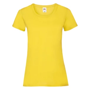 FOTL Lady-Fit ValueWeight T-paita - keltainen