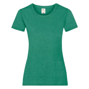 FOTL Lady-Fit ValueWeight T-paita - vihreä melange - vihreä melanssi