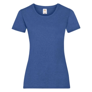 FOTL Lady-Fit ValueWeight T-paita - sininen melange - sininen melange