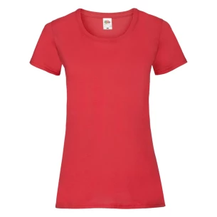 FOTL Lady-Fit ValueWeight T-paita - punainen