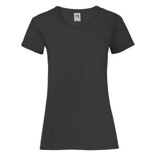 FOTL Lady-Fit ValueWeight T-paita - Musta