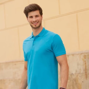 Fruit Of The Loom Premium Polo paita - vihreä