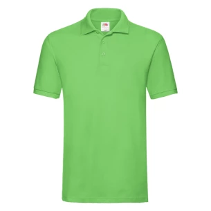 Fruit Of The Loom premium poolopaita - limenvihreä