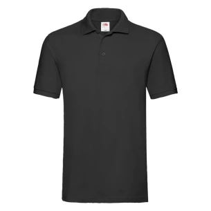 Fruit Of The Loom Premium Polo paita - musta