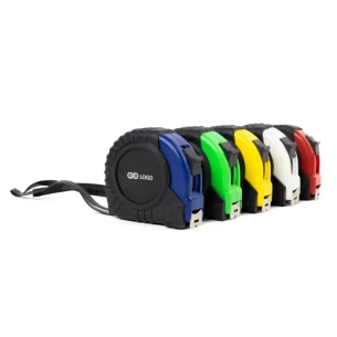 Rullaava mittanauha 3m - Valkoinen