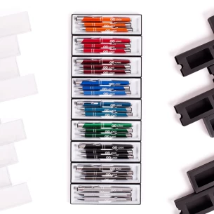 Cosmo kynä- ja lyijykynäsetti - punainen